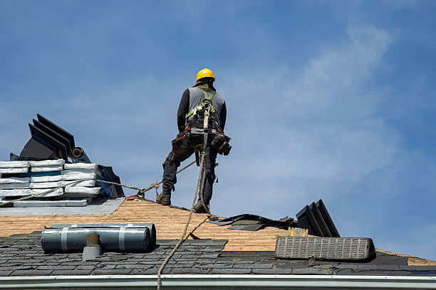 Professional Roofing technician working in Genesee, CO